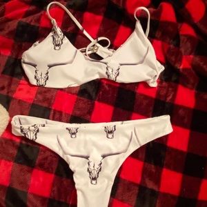 Long Horn Skull bikini
